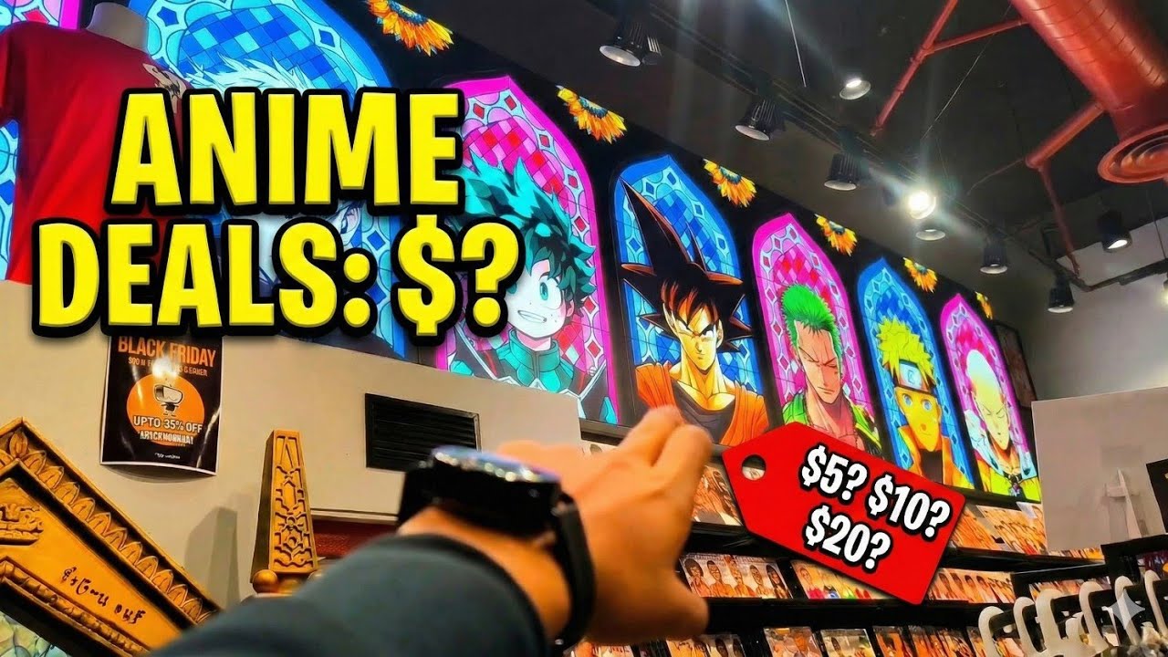“I Found the Most INSANE Anime Shop in India!”🤑🔥 