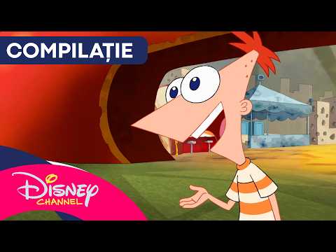⚒️ Invenții trăsnite | Phineas și Ferb [COMPILAȚIE] | Disney Channel România