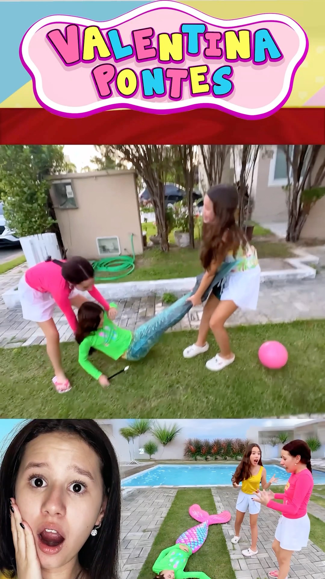 Valentina and her friends TURNED into mermaids