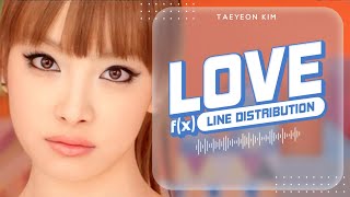 Love (아이) - f(x) (에프엑스) | Line Distribution