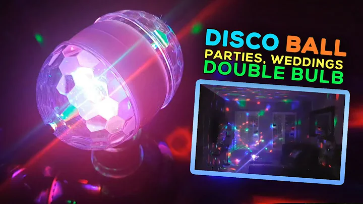 The Original DISCO PARTY Light Bulb - Motorized MultiColor Strobe Ball LED Rotating Party Light