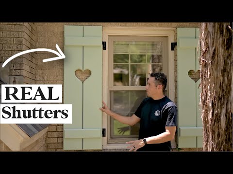 How To Build And Install Real Operational Shutters