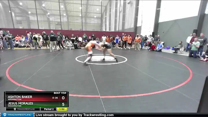 138 Lbs Cons. Round 2 - Ashton Baker, Washington V...