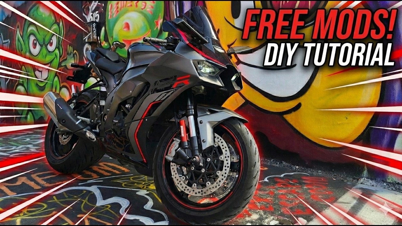 50s B−15D MOD KAWASAKI NINJA ZX10R 2021 - 2024 ( FREE MODS ) - YouTube