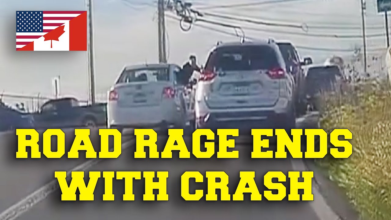 Bad Road Rage In Us Drivers Lesson USA & Canada - Bad drivers, Driving fails, Road Rage ...