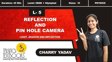 L-5 Reflection, Pin Hole Camera | Chapter 6 Light Shadow & Reflection Class 6 | Charry Yadav | TTB