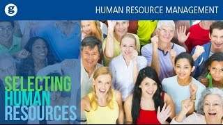 Selecting Human Resources