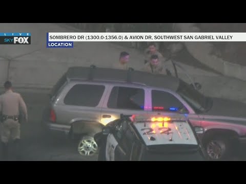 Pursuit suspect in custody after wild chase, standoff - YouTube