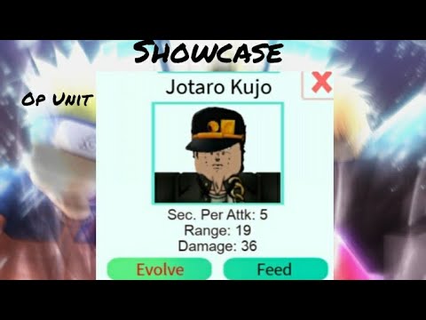 CODE] JOTARO KUJO! ALL STAR TOWER DEFENSE SHOWCASE