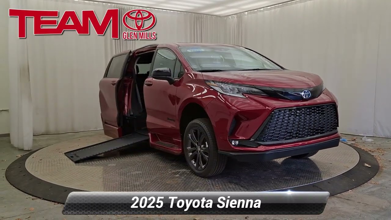 Used 2025 Toyota Sienna XSE, GLEN MILLS, PA M0117