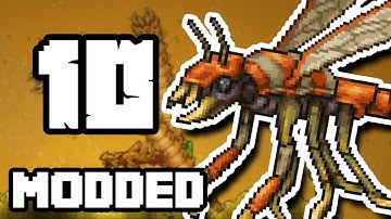 ANTLION QUEEN BOSS FIGHT! - Terraria 1.3 MODDED SEASON 2 v6 - Ep.10