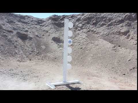 MGM Targets – AR550 Steel Targets – 6 plate Dueling Tree + AR 500 rifle grade shield
