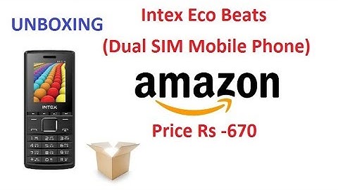 intex eco beats basic mobile phone unboxing