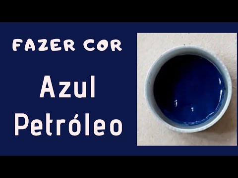 Vídeo: Como fazer azul escuro?