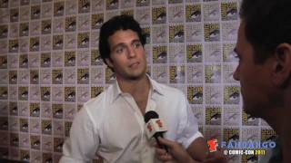 Henry Cavill Interview at Comic-Con with Fandango Movies! (2011)
