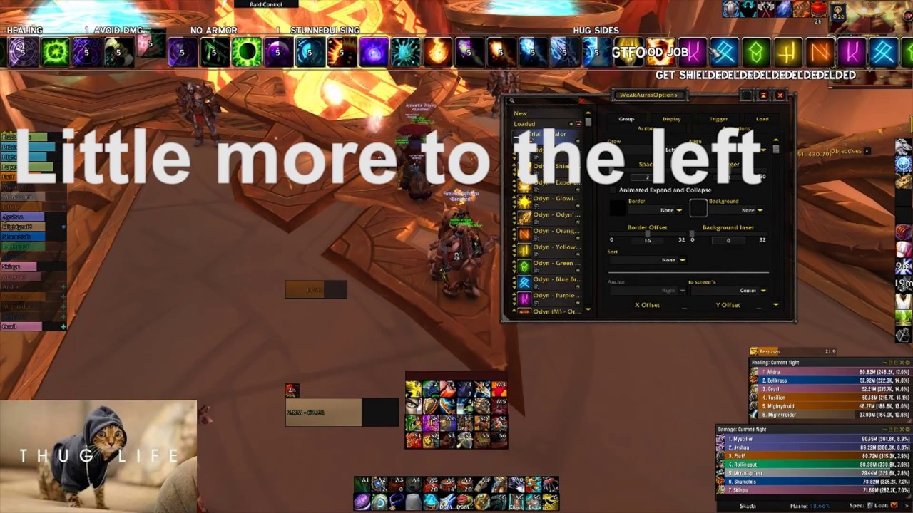 How To Proper ToV Mythic Weak Auras Positioning YouTube