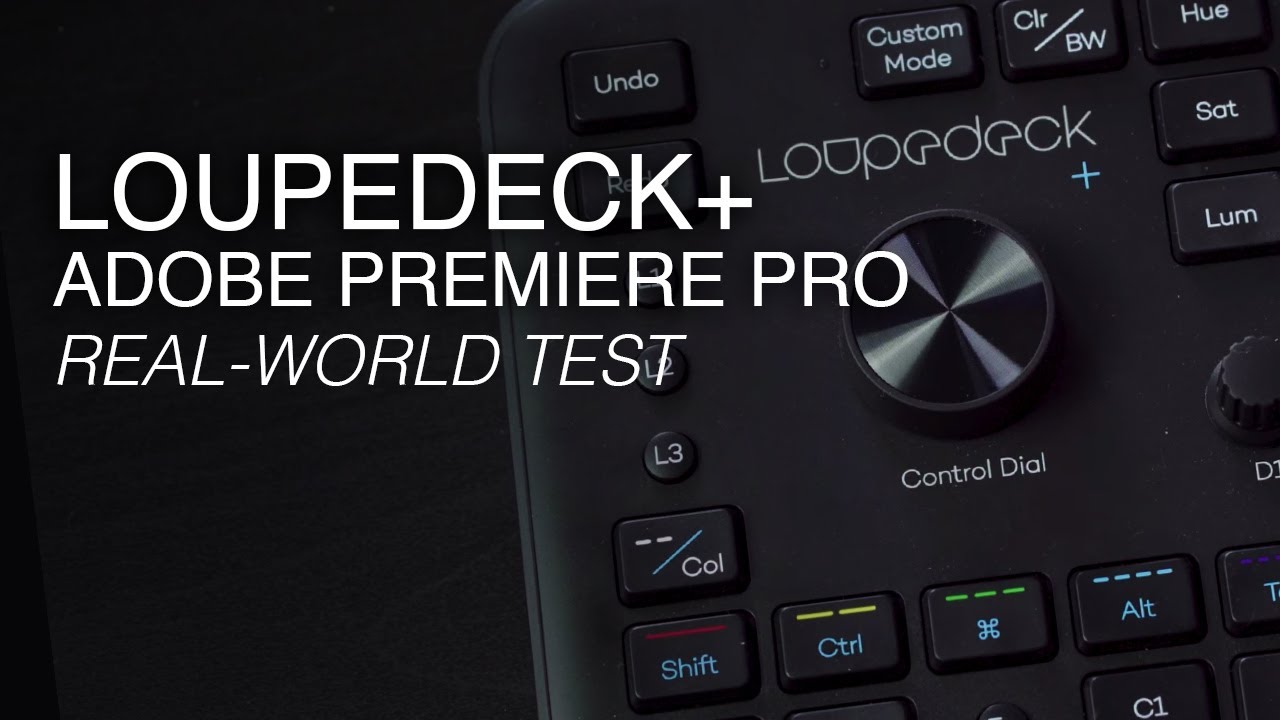 Using the Loupedeck+ photo and video editing console with Adobe