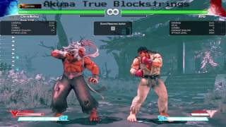 SFV Akuma True Blockstrings
