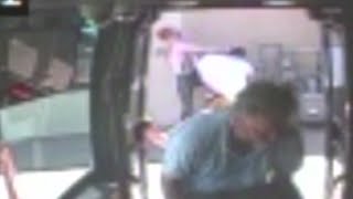 Video: Albuquerque bus driver helps man attacked at bus stop