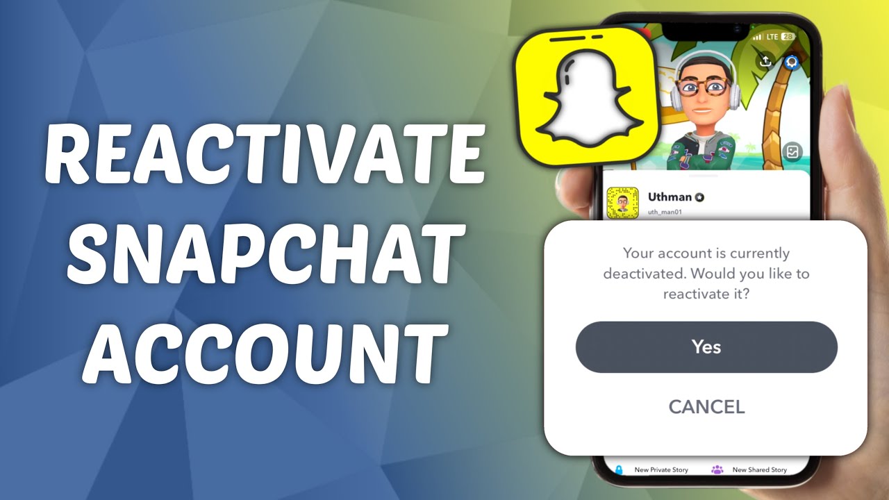 How To Reactivate Snapchat Account YouTube How To Reactivate Snapchat Account YouTube