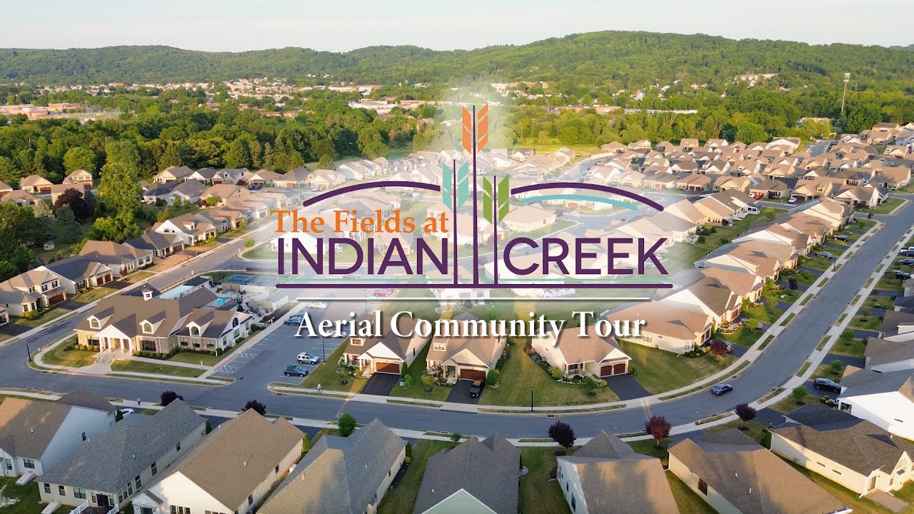 The Fields at Indian Creek Aerial Community Tour YouTube