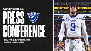 PRESSER: GSU vs. LSU Postgame Presser w/ QB Darren Grainger | Football