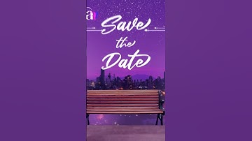 Motion Graphics Wedding Invitation | Animated Save the Date