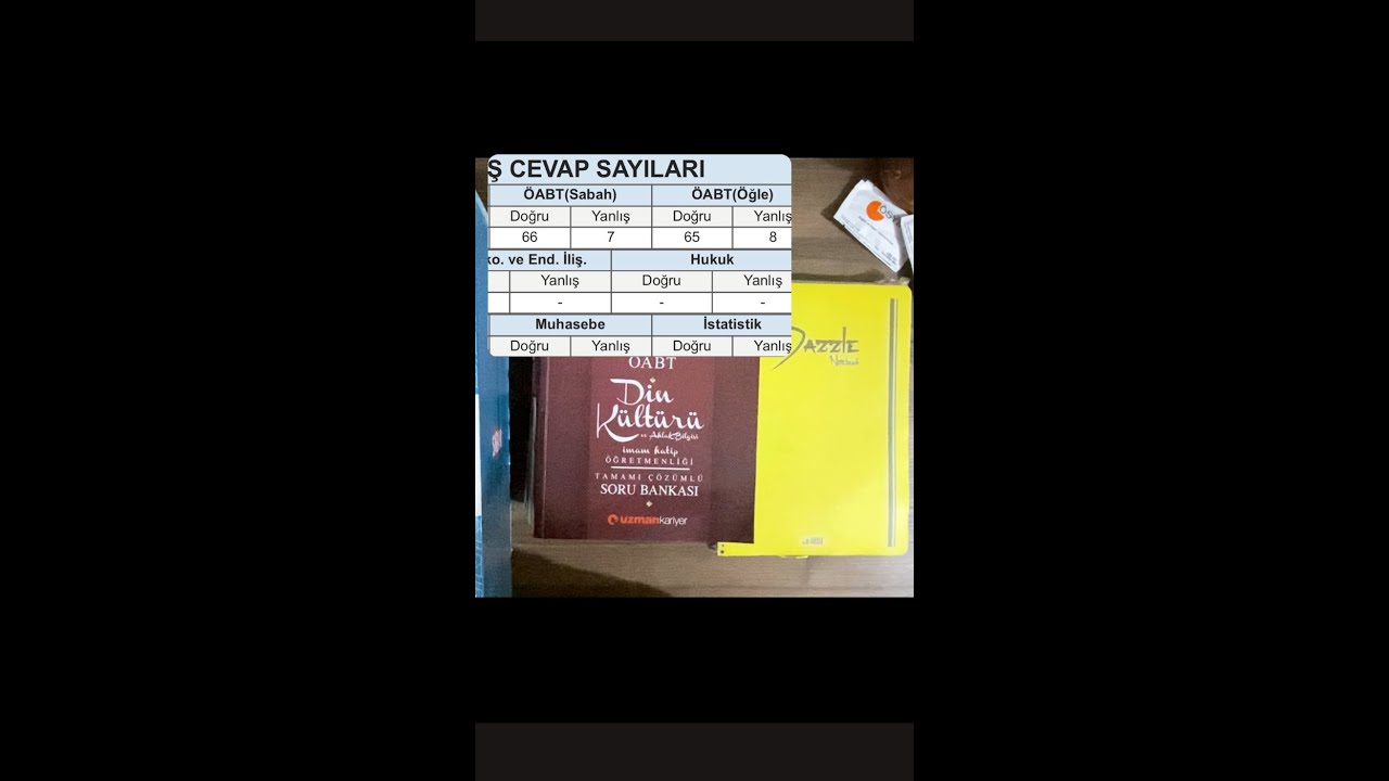 DKAB-İHL/ÖABT sınavına nasıl çalıştım ? ÖNERİ KAYNAKLAR VE TAVSİYELER |⁉️ ( FARKIM OLMALI DİYENLERE)