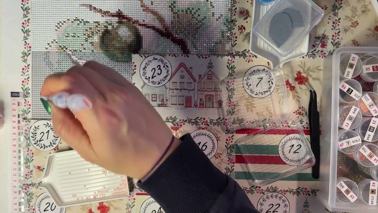 🕯️ 2.. & 3. Advent - Carat.ART & Trudis Diamond Painting 💎Betreutes Painten💎