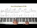 [천천히 같이해요] Everything happens to me (1) | Jazz piano tutorial (easy) | 왕초보 재즈피아노 | 피아노트립