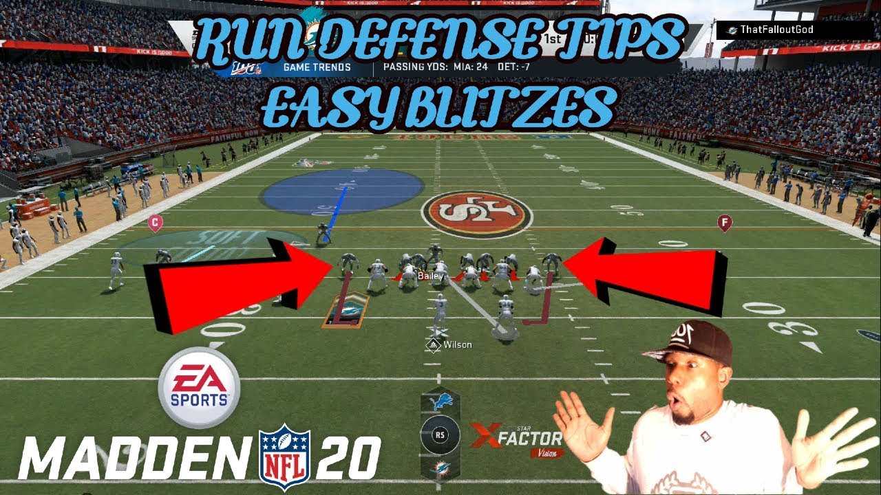 madden 20!! STOP EVERY RUN AND BLITZ THE QB EASY!! use this now