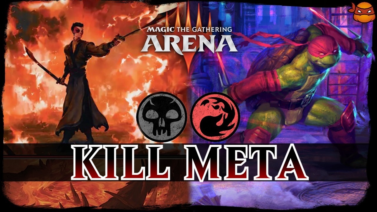 WIN OVER META | MTG Arena Rakdos Aggro 82% WIN RATE Raphael Zuko TMNT Standard Deck