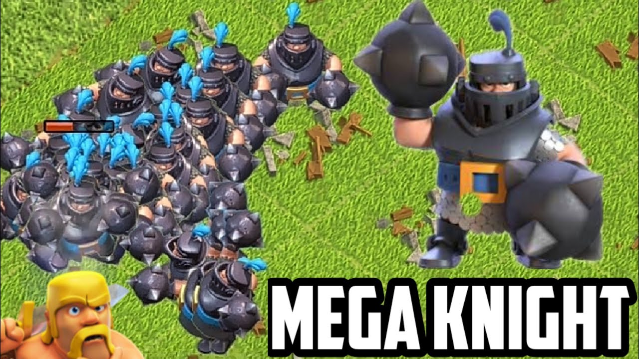 OMG ! MEGA KNIGHT in Clash of Clans | COC PRIVATE SERVER - YouTube