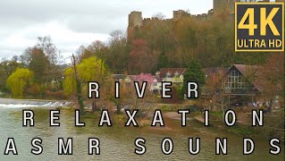 Ultimate River Relaxation Sounds?at the Foot of an English Castle?asmr riversounds peaceful calm