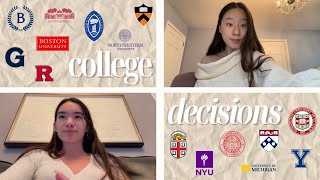 COLLEGE DECISION REACTIONS 2024 | ivies, t20s, full ride?!