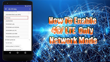 How To Enable 4G/ LTE Only Network Mode (Huawei phones)