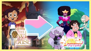 Luz From The Owl House In The Steven Universe Style  Rose Cuarzo