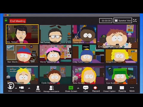 South Park Cartman Zoom Call