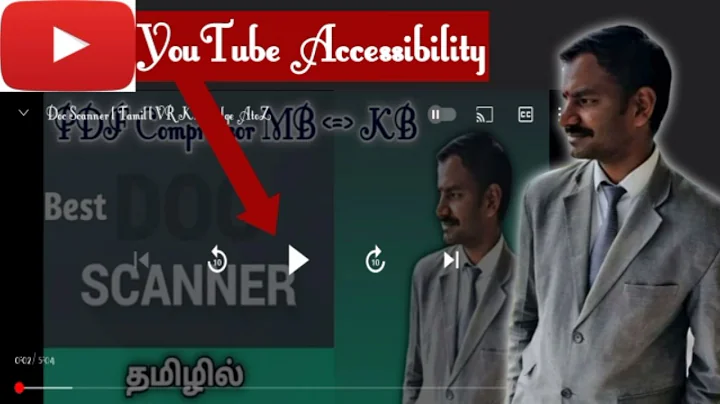 Youtube Accessibility Setting l Tamil l VR Knowledge AtoZ