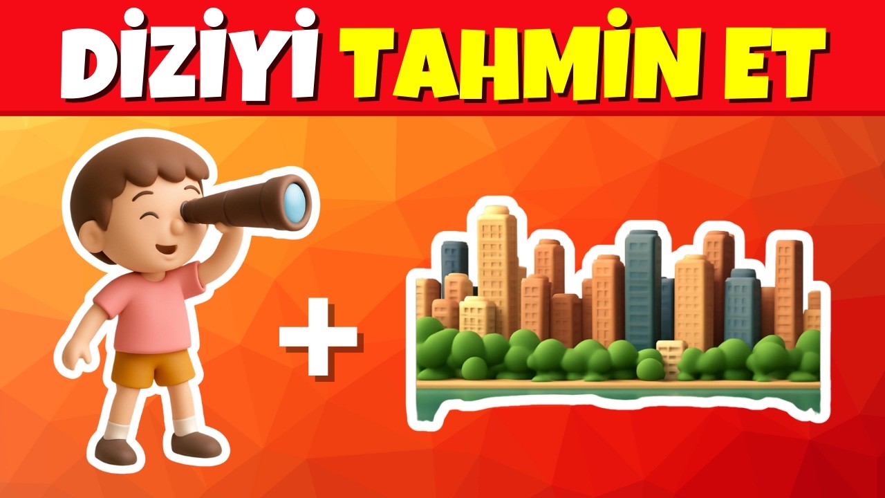 Emojilerden Dizi Bulmaca 🔥🎬 Emojilerle Diziyi Tahmin Et | Emoji Dizi Bulma Testi