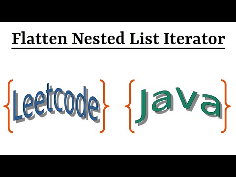 Leetcode Question 341 "Flatten Nested List Iterator" in Java