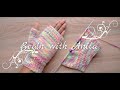 Tutorial 95 Fingerless Gloves With Easy Thumb Knitting 