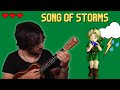 Learn &quot;Song of Storms&quot; from Zelda on Ukulele || Piano &amp; Ukulele Duet