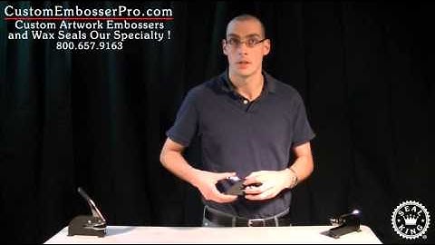 Custom Embosser Pro: How To Unlock a Standard Desk Press Embosser