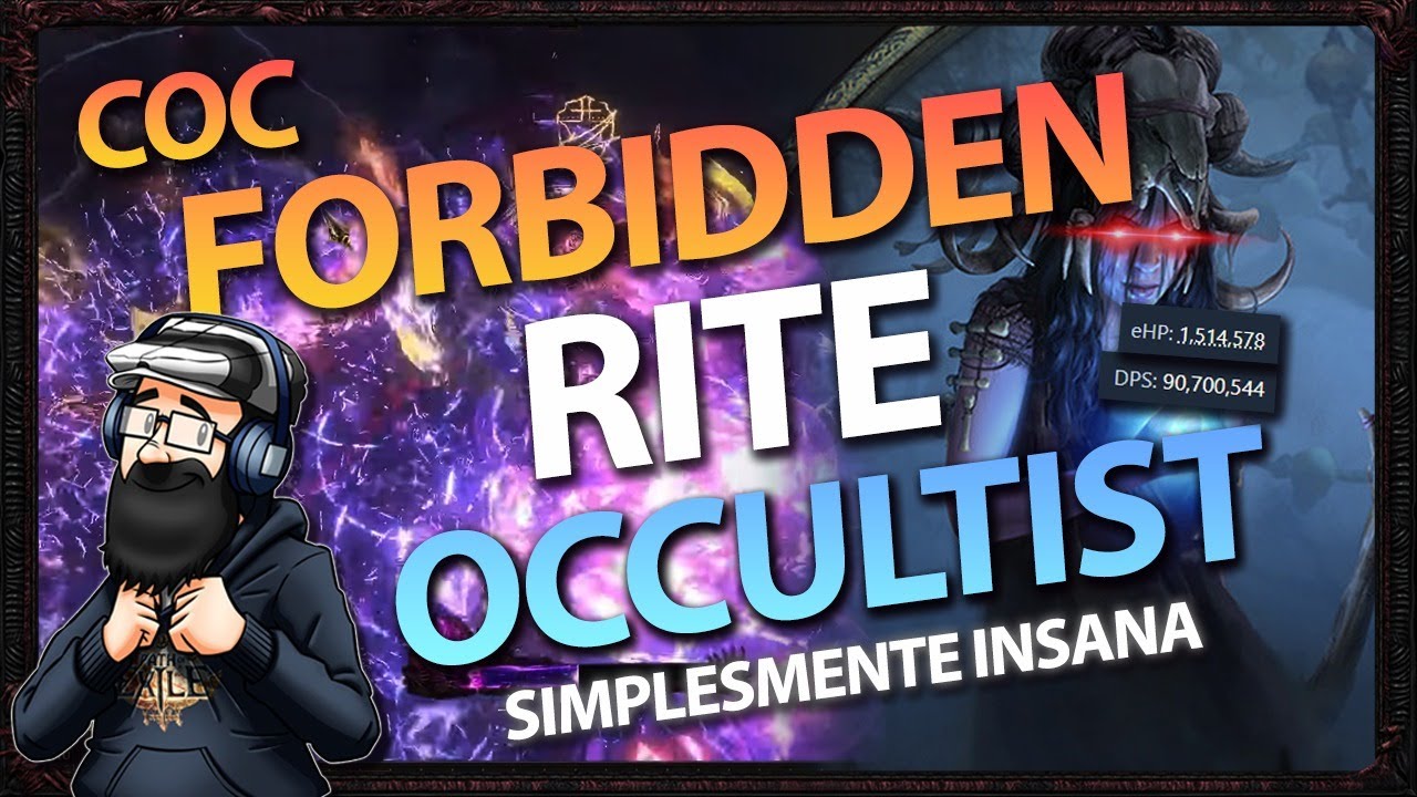 PoE no modo EASY! Cast on Crit Forbidden Rite. Diários de Liga nº4 - [PoE 3.27]