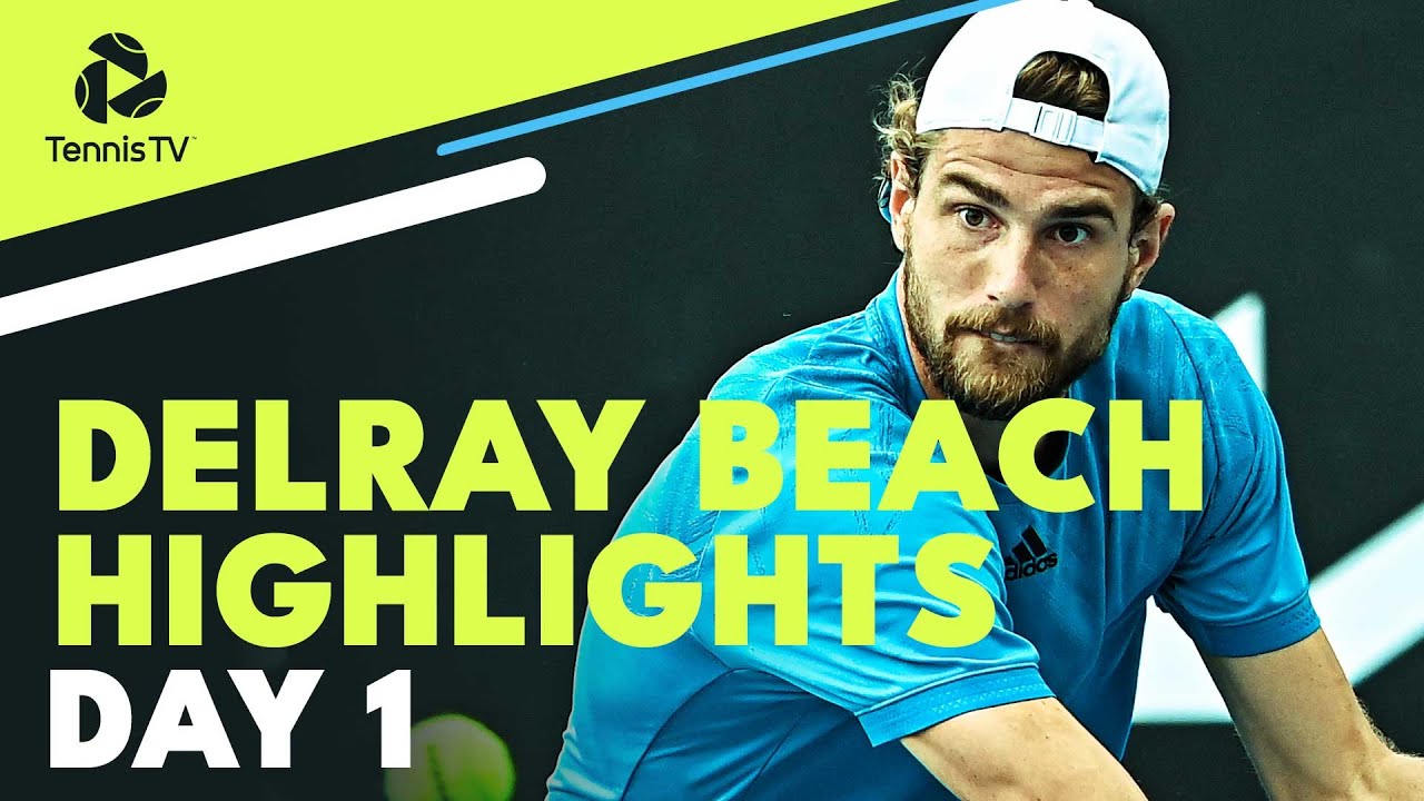 Cressy and Millman Go Deep; Nishioka, Nakashima in Action Delray Beach 2022 Day 1 Highlights