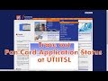 How to Track the status of PAN Card Application at UTIITSL website?
