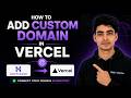 How to Add Custom Domain in Vercel from Hostinger | connect domain in vercel from hostinger in hindi