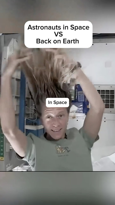 Astronauts in space VS back on earth #science #space #astronauts #astronomy #scienceexplained