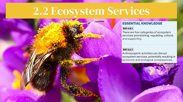 2.2 Ecosystem Services - AP Environmental Science
